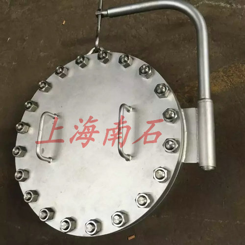 不锈钢垂直吊盖带劲平焊法兰人孔 不锈钢垂直吊盖带劲平焊法兰人孔