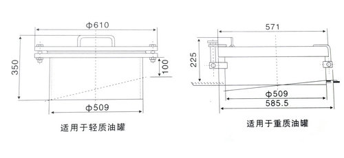 TGK型储罐透光孔结构图